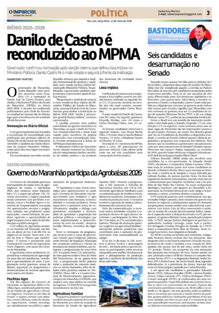 Seis Pré-Candidatos e a Confusão no Senado Maranhense Seis Pré-Candidatos e a Confusão no Senado Maranhense