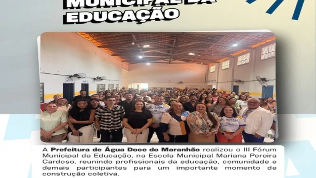 Água Doce impulsiona participação no planejamento da educação municipal Água Doce impulsiona participação no planejamento da educação municipal