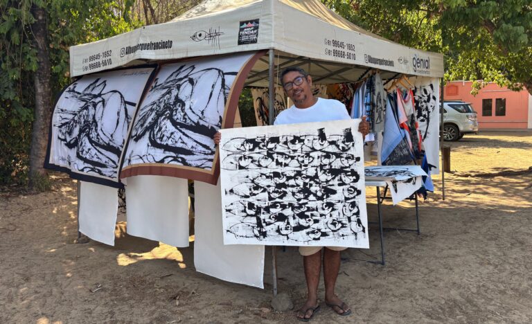 Artista de Fernando de Noronha Leva Arte para Turistas do Mundo Inteiro Artista de Fernando de Noronha Leva Arte para Turistas do Mundo Inteiro