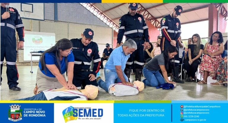 Capacitação de Profissionais da Educação com o SAMU: Segurança em Foco