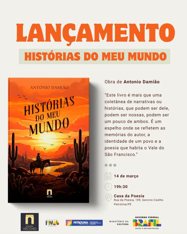 Lançamento de Livro em Petrolina: Antonio Damião Compartilha Histórias do Sertão Lançamento de Livro em Petrolina: Antonio Damião Compartilha Histórias do Sertão