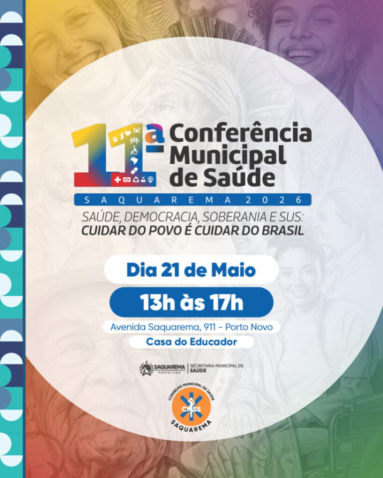 Participe da XI Conferência Municipal de Saúde em Saquarema: Um Convite à Cidadania Participe da XI Conferência Municipal de Saúde em Saquarema: Um Convite à Cidadania