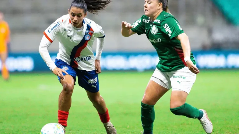 Brasileirão Feminino: Bahia e Palmeiras empatam em duelo equilibrado pelas quartas de final Brasileirão Feminino: Bahia e Palmeiras empatam em duelo equilibrado pelas quartas de final