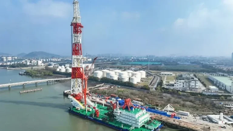 Maior navio de cravação de estacas do mundo chega à Bahia para obras da Ponte Salvador-Itaparica Maior navio de cravação de estacas do mundo chega à Bahia para obras da Ponte Salvador-Itaparica