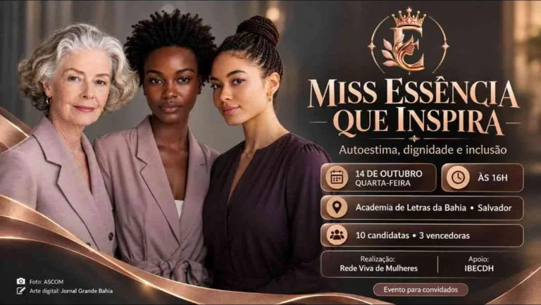 Miss Essência que Inspira reúne histórias de superação em desfile na Academia de Letras da Bahia Miss Essência que Inspira reúne histórias de superação em desfile na Academia de Letras da Bahia
