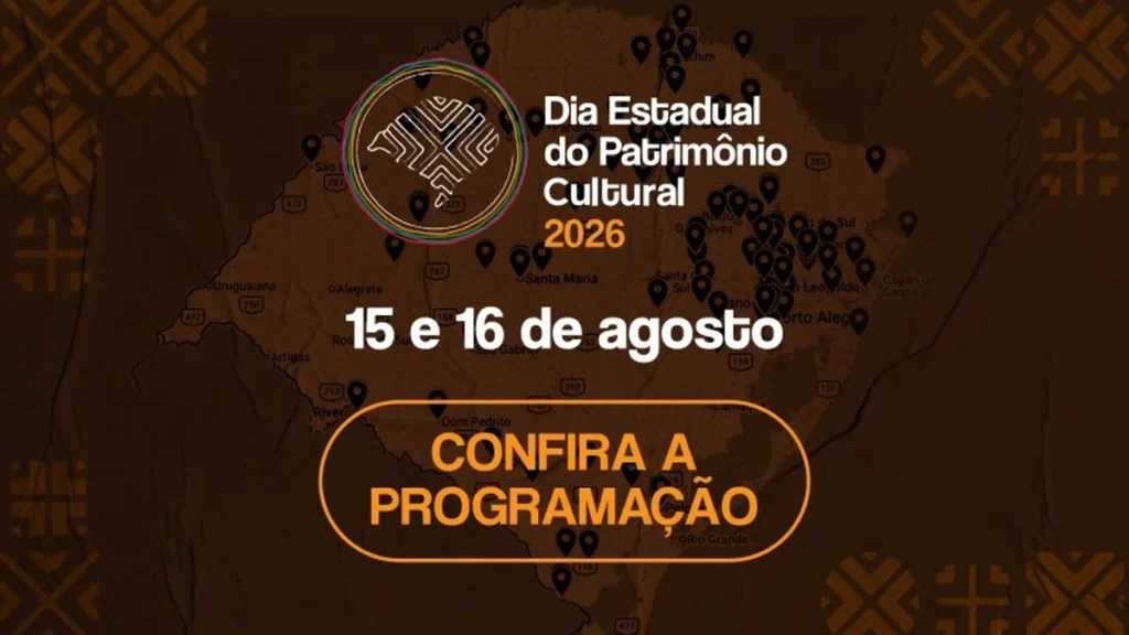 Mais de 200 Atividades Gratuitas Celebram o Dia Estadual do Patrimônio Cultural no RS Mais de 200 Atividades Gratuitas Celebram o Dia Estadual do Patrimônio Cultural no RS