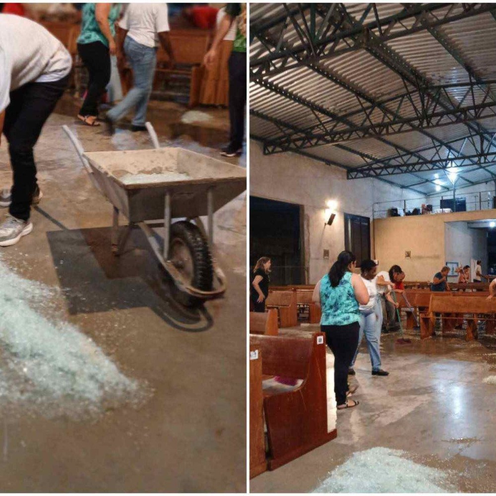 Temporal Alerta: Danos na Igreja Matriz de Minas e Mobilização de Voluntários Temporal Alerta: Danos na Igreja Matriz de Minas e Mobilização de Voluntários