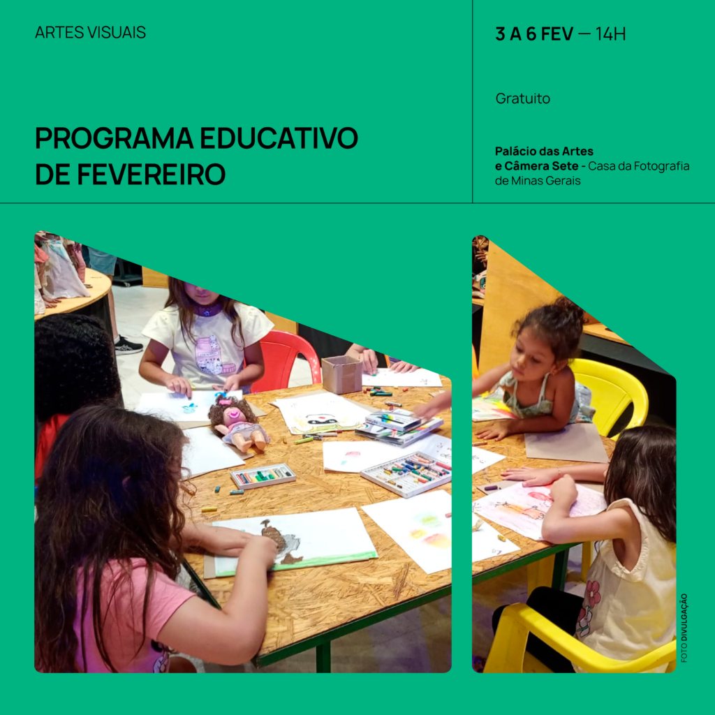 Atividades Culturais de Fevereiro no Palácio das Artes: Criatividade à Solta Atividades Culturais de Fevereiro no Palácio das Artes: Criatividade à Solta
