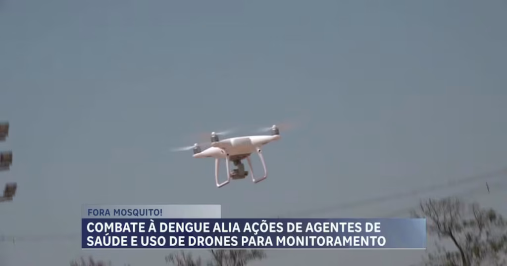 Combate à Dengue em Minas Gerais: Drones e Agentes de Saúde em Ação