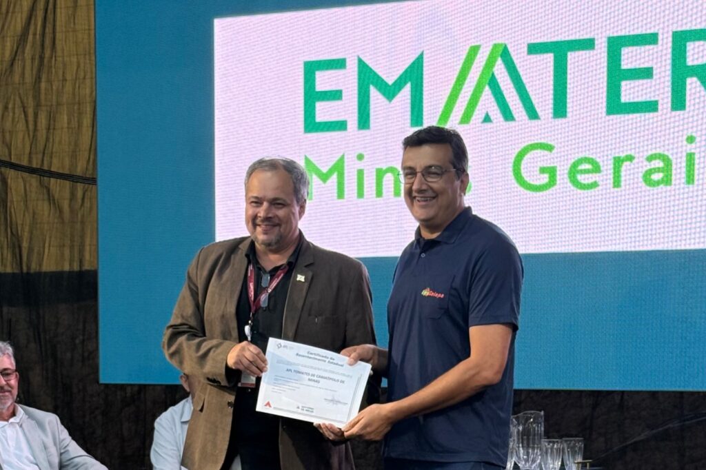 Governo de Minas Entrega Certificado de Reconhecimento ao APL de Tomates em Carmópolis de Minas Governo de Minas Entrega Certificado de Reconhecimento ao APL de Tomates em Carmópolis de Minas