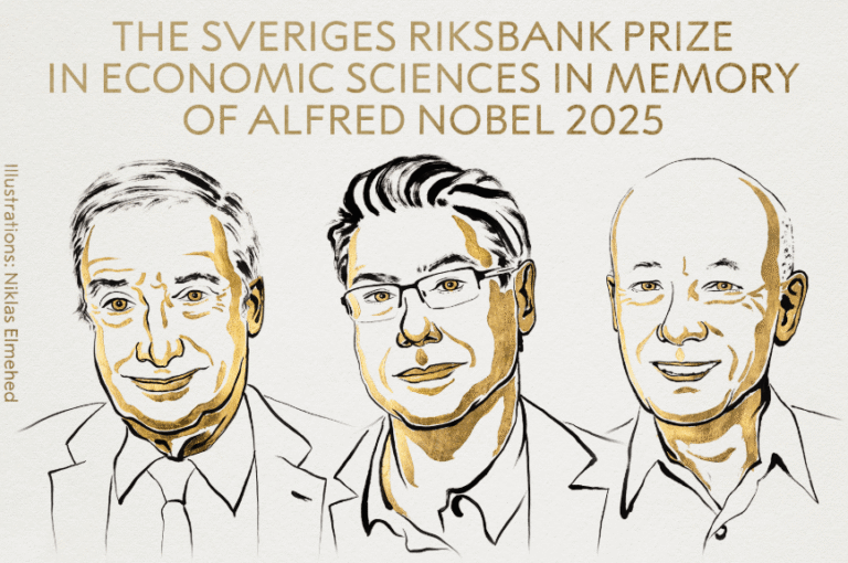 Nobel de Economia 2025: Três Pesquisadores Premiados por Estudos sobre Inovação Imagem do artigo