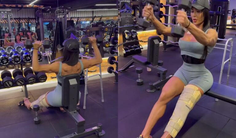 Gracyanne Barbosa Retorna aos Treinos Após Cirurgia no Joelho: ‘Fazendo o que é Possível’ Imagem do artigo