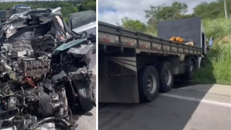 Tragédia na BR-116: Acidente entre carro e caminhão resulta em mortos e feridos na Bahia Tragédia na BR-116: Acidente entre carro e caminhão resulta em mortos e feridos na Bahia