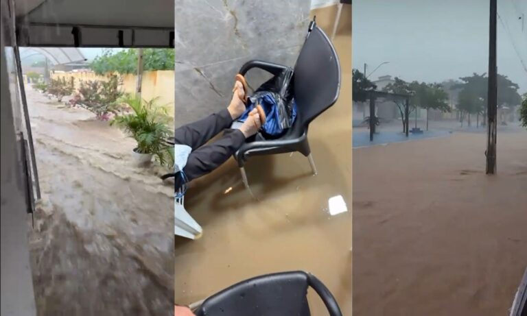Temporal Alaga Ruas e Prédios Públicos em Ituaçu, na Bahia Temporal Alaga Ruas e Prédios Públicos em Ituaçu, na Bahia