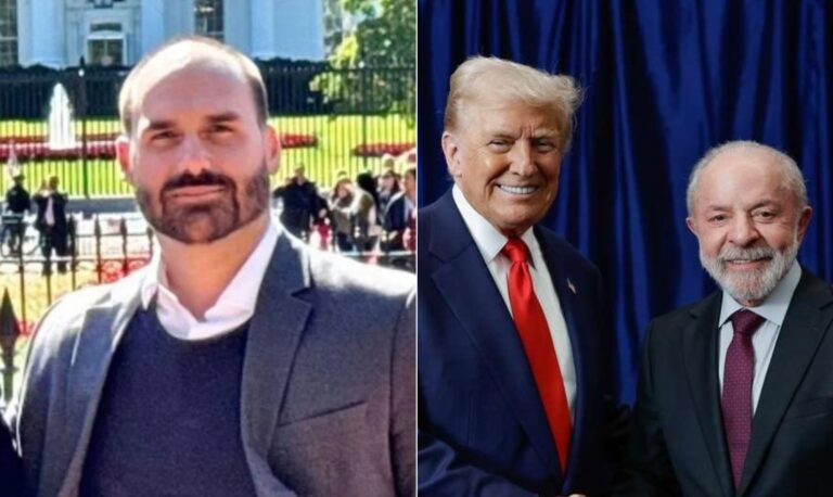 Reunião entre Lula e Trump pode impactar Eduardo Bolsonaro e fortalecer Flávio