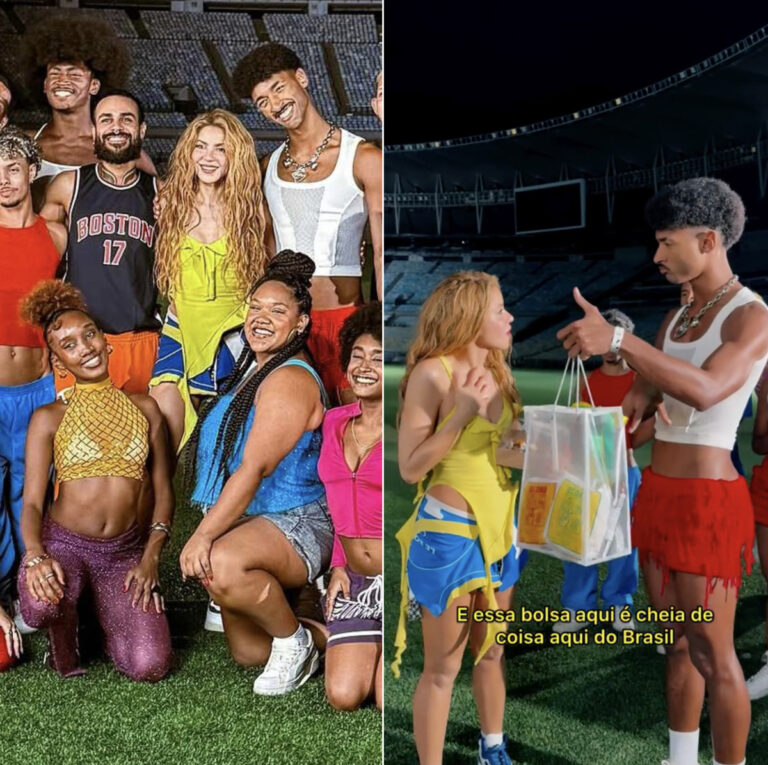 Shakira Recebe Presentes Brasileiros Durante Visita ao Maracanã Shakira Recebe Presentes Brasileiros Durante Visita ao Maracanã